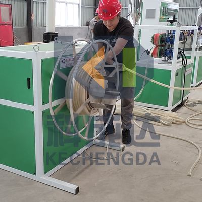 30KG/H 60KG/H Plastic PVC Hose Pipe Making Machine Fiber Reinforced Hose Pipe Line