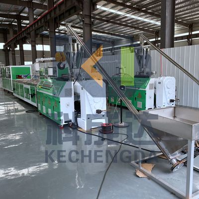 160 - 240kg/H PVC Profile Extruder Upvc Door And Window Making Machine Machinery