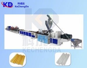 PVC Artificial Marble Sheet Corner Plastic Profile Extrusion Equipment 80 - 120kg/Hr