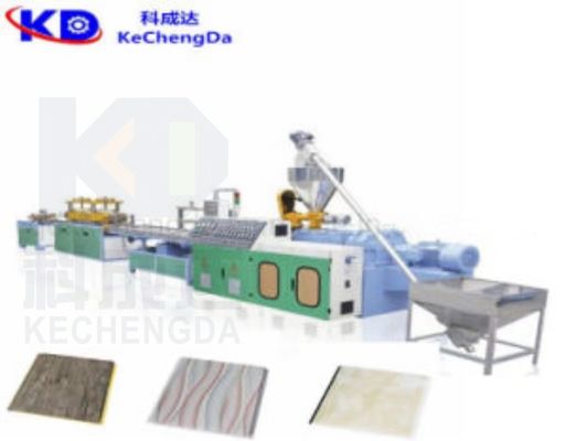 SJ48 / 55 PVC Panel Production Line 120KG/HR WPC PVC Ceiling Panel Production Line
