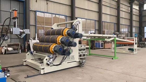 Single Conical PE Sheet Extruder Single Screw Extruder Machine 150 ~ 200kg/H