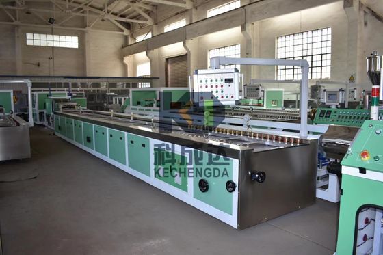 HDPE PE Wood Plastic Profile Extrusion Line Ocean Marine Pedal WPC Board Extrusion Line