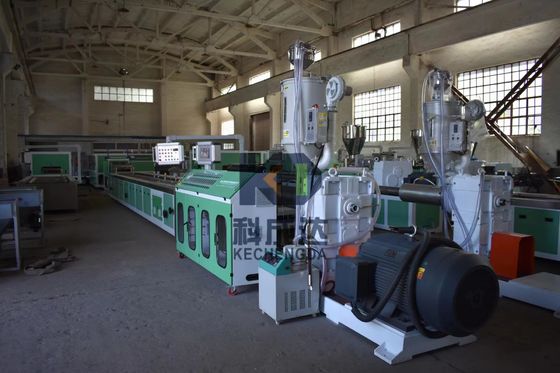 HDPE PE Wood Plastic Profile Extrusion Line Ocean Marine Pedal WPC Board Extrusion Line