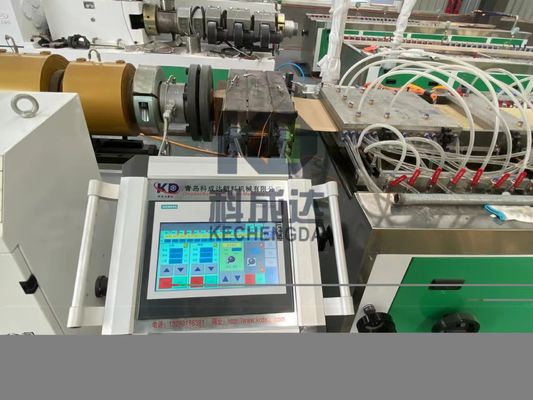 4m UPVC Plastic Profile Extruder Machine Twin Screw PVC Profile Extrusion Line For PVC Buckle Plate