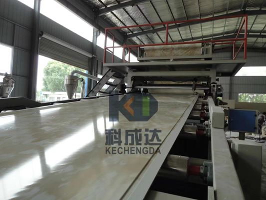 Decorative UV Plastic Sheet Extrusion Machine UV Imitation Pet Sheet Extrusion Line