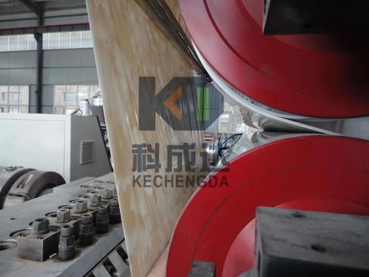 Decorative UV Plastic Sheet Extrusion Machine UV Imitation Pet Sheet Extrusion Line