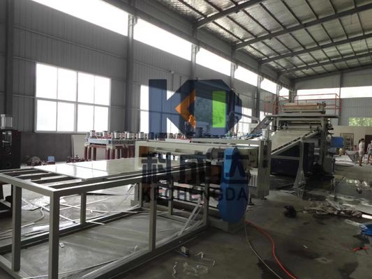 1440r/Min Stone Plastic Sheet Extrusion Line 600 To 700kg/H Corrugated Plastic Board Machine