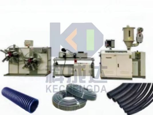50 To 160mm Plastic Pipe Production Line PVC PE Single Wall Corrugated Pipe Machine