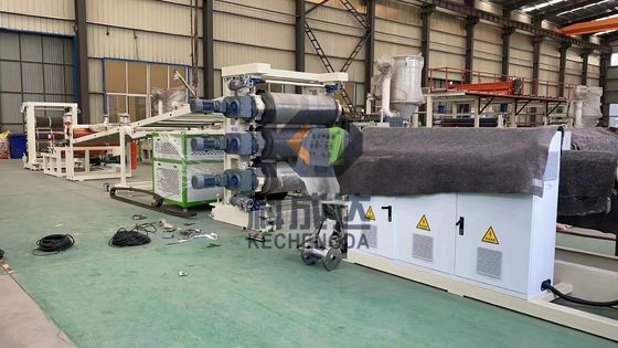 Skinned PVC Plastic Sheet Making Machine 30mm Foam Board Extrusion Line