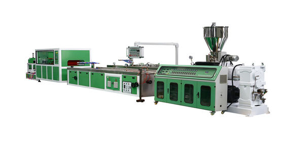 PP PE 10m Plastic Profile Extruder Machine PVC WPC Plastic Profile Production Line