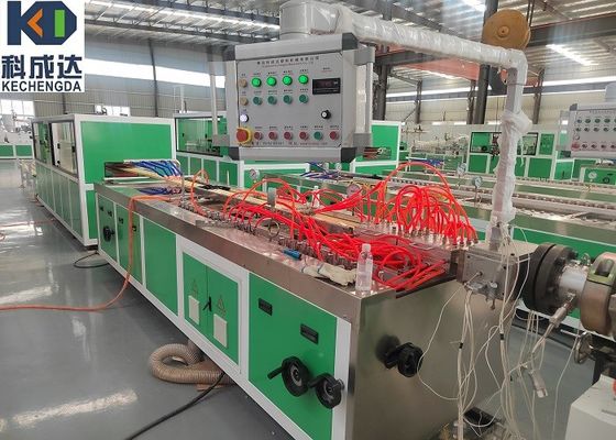Automatic Wood Plastic Profile Extruder Machine For PVC WPC Grille Great Wall Board