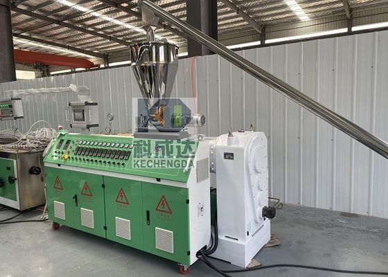 Automatic Plastic Profile Making Machine Double Screw Extruder PVC Profile Production Line