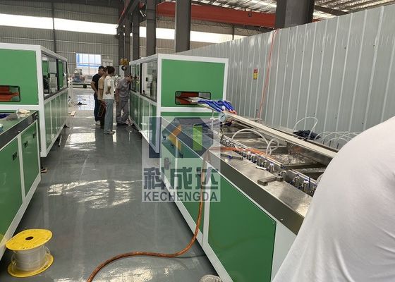 Automatic Plastic Profile Making Machine Double Screw Extruder PVC Profile Production Line