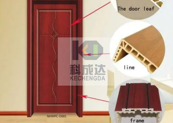 WPC PVC Composite Door Panel Making Machine Frame PVC Panel Production Line