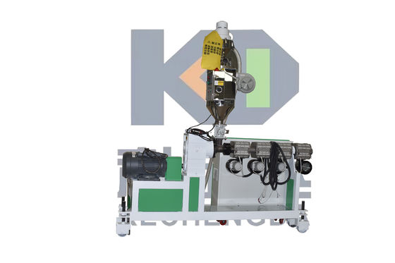 plastic extruder 9-50mm PP PE PVC PA Nylon Plastic Single Wall Corrugated Pipe Extrusion Machine line for making electri