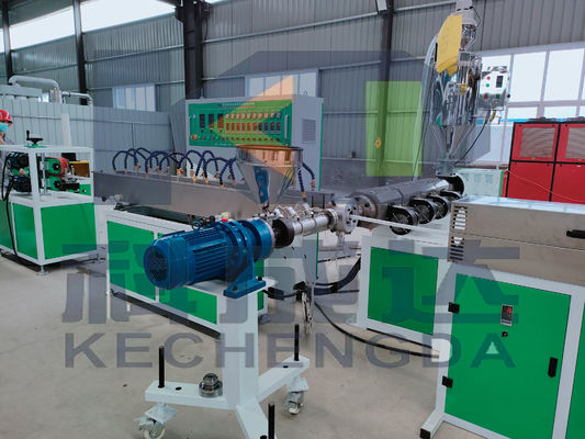 Fully Automatic PVC Fiber Braided Reinforced 3 Layer Garden Hose Pipe Extruder Making Machine Production Line