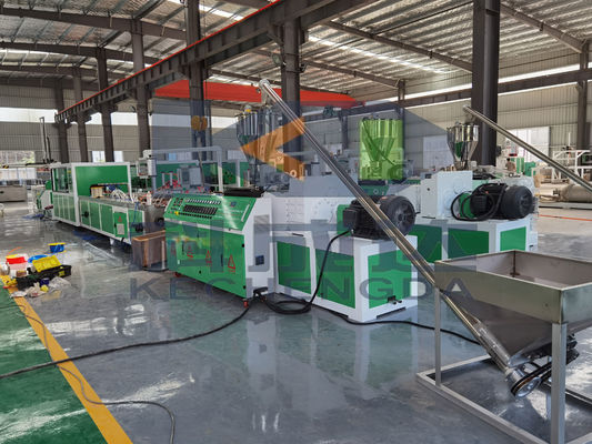 Plastic PVC PE Wood Production Line WPC Wall Panel Profile Extruder Plant Equipment