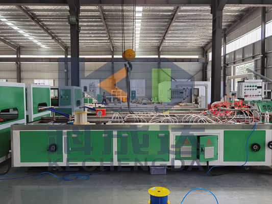 Plastic PVC PE Wood Production Line WPC Wall Panel Profile Extruder Plant Equipment