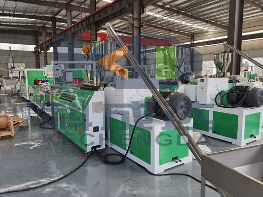 PVC Ceiling Panel Wall Panel Extrusion Line With Hot Stamping Machine