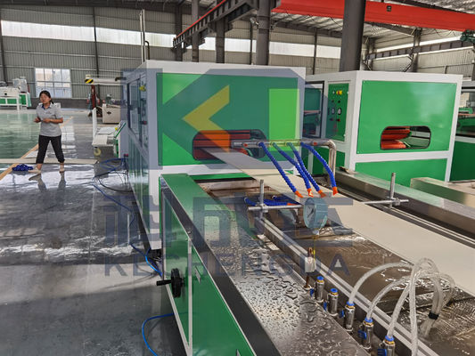 PVC Ceiling Panel Wall Panel Extrusion Line With Hot Stamping Machine