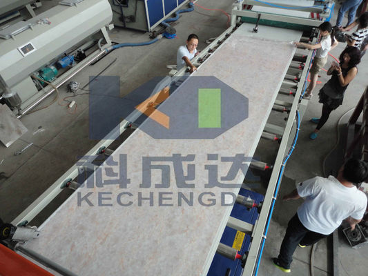 High Output Pvc Fascia Board Machine PVC Imitation Marble Slab Production Line