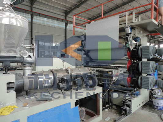 High Output Pvc Fascia Board Machine PVC Imitation Marble Slab Production Line