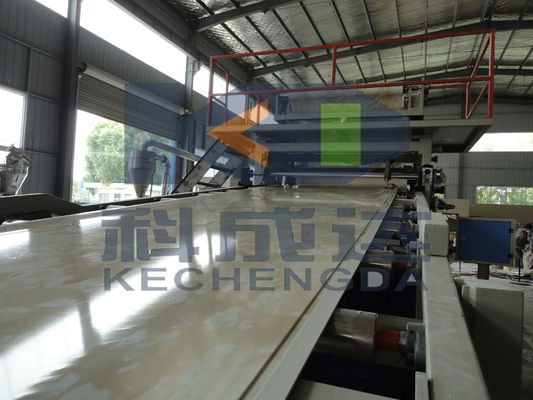 Plastic Plate Making Machine PVC Imitation Marble Wall Panel Production Line