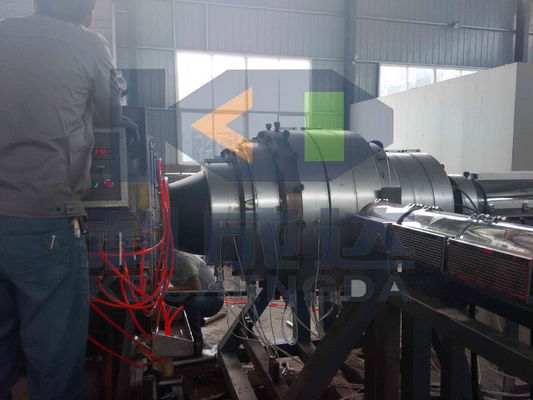 easy operation plastic HDPE PE PP pipe extrusion making machine production line