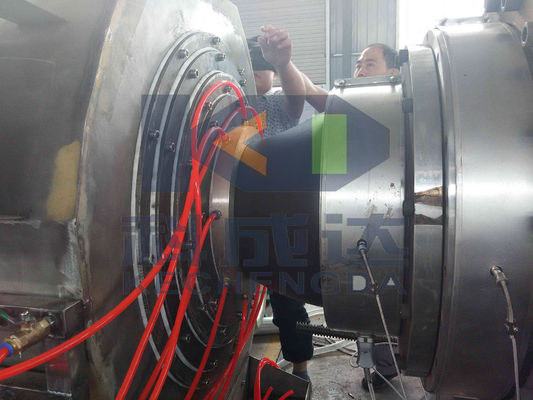 easy operation plastic HDPE PE PP pipe extrusion making machine production line