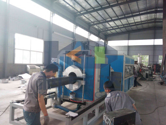 easy operation plastic HDPE PE PP pipe extrusion making machine production line