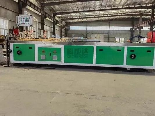 5.5kgs/M2 PVC Wall Panel Plastic Wood Grain PE Extruder Machine for Bamboo Fiber Integrated Wall Panel