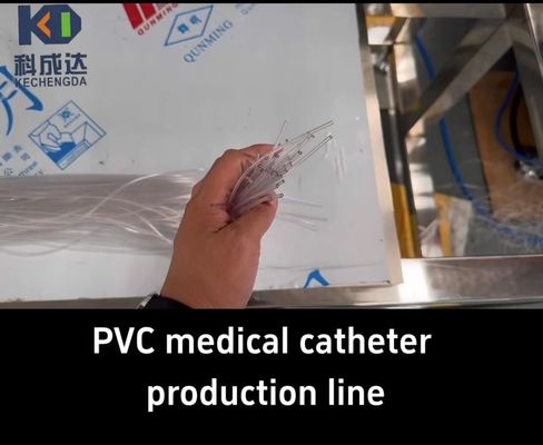 PVC Medical Catheter Production Line Soft PVC Infusion Tube Machine For Catheter Infusion Tube