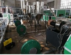 Manufacturers Direct Supply Conical Double Screw Granulator Conical Double 80 Machine PVC Wire And Cable Granulator