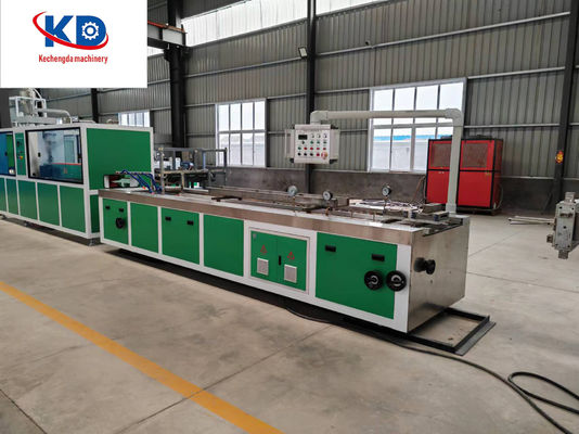 PP PE 10m Plastic Profile Extruder Machine PVC WPC Plastic Profile Production Line