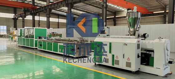 wpc composite decking Pe PVC WPC Panel Production wood floor deck making machine WPC PVC dooor cover production line