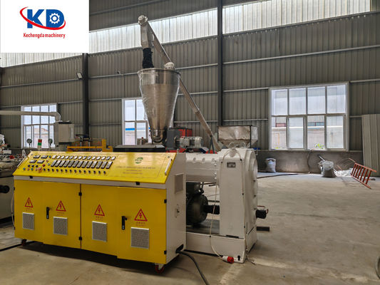 PVC Plastic Mechanical Extrusion Equipment Setting Table Traction Machine Cutting Machine