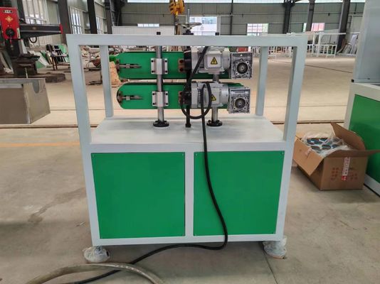 Belt type tractor, pipe or hose line auxiliary machine