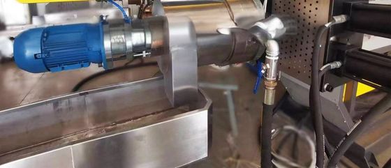 4-6kw Heating Durable Industrial Pelletizer / Hot Melt Pellets With Automatic Die Face Cutting