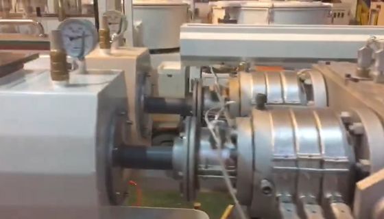 ABB / Dalta Driven 11 Motors Output Two Strand Cable Pipe Plastic Production Line