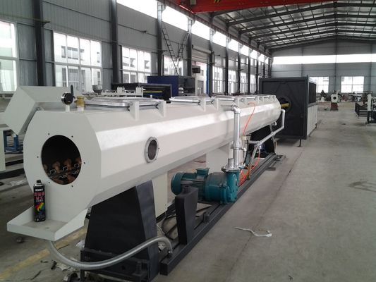 Twin Screw 75kw Plastic Extruder For PP / PE / ABS Pipes And Profiles