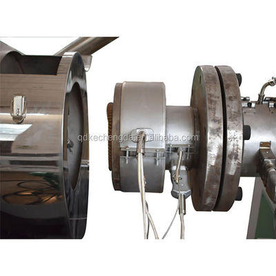 Twin Screw Semi Automatic Flat Die Wood Pellet Machine with Water Cooling