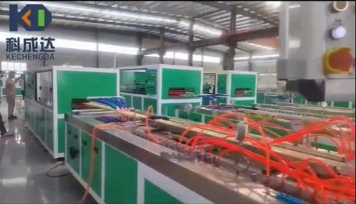 90mm Diameter Fully Automatic Hollow Profile Sheet Extrusion Line