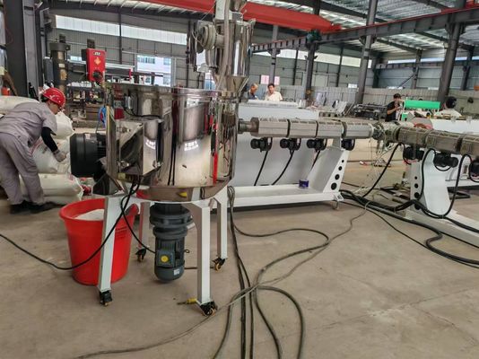Efficiently Siemens Conduit Plastic Pipe Extrusion Line With Mitsubishi Inverter