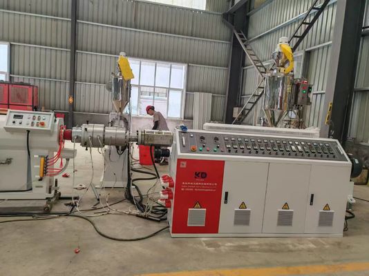 Siemens Motor Two Strands Plastic Pipe Production Line For Advanced Construction Works