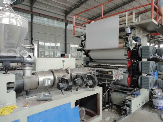 SJSZ120/28 Bamboo Fiber Wall Board Stone Plastic Wall Board Conical Twin Screw Extruder Production Line Machie