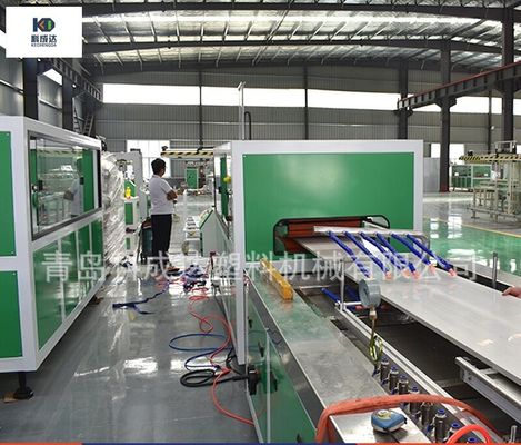 Output PVC Profile Extruder SJSZ-50/132 With PLC Control System Customized Screw Heating Zone