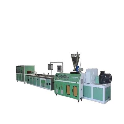 Intelligent Plastic Profile Extruder Machinery With PLC Control System