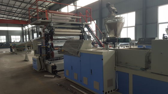 75kw Motor Power PLC Extruder For PE PP ABS With Single Feed