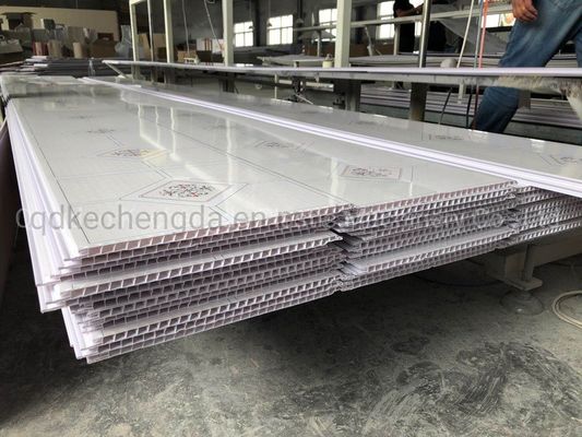 Complete Automatic Capacity PVC Panel Production Line 100kw with Mixer and Crusher