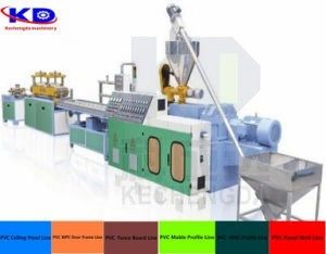 50kw PVC Panel Production Line PVC Ceiling Panel Making Machine 80 - 100kg/H